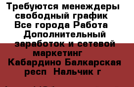 Требуются менеждеры, свободный график - Все города Работа » Дополнительный заработок и сетевой маркетинг   . Кабардино-Балкарская респ.,Нальчик г.